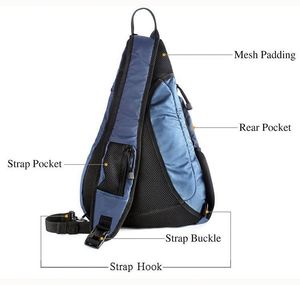 กระเป๋าคาดลำตัวแบบสะพายไหล่ BSCI Factory รุ่น Chest Pack-Medium กันน้ำได้ สำหรับผู้ชาย - Product Image 2