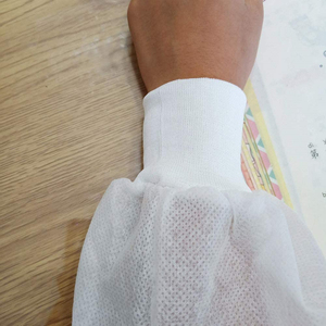 Manteaux <span class=keywords><strong>de</strong></span> <span class=keywords><strong>laboratoire</strong></span> jetables pour enfants, vetements respirants, Non tissés PP, pour enfants, avec manchette et col en tricot, robes <span class=keywords><strong>de</strong></span> <span class=keywords><strong>laboratoire</strong></span> blanches, nouvelle collection - Product Image 5