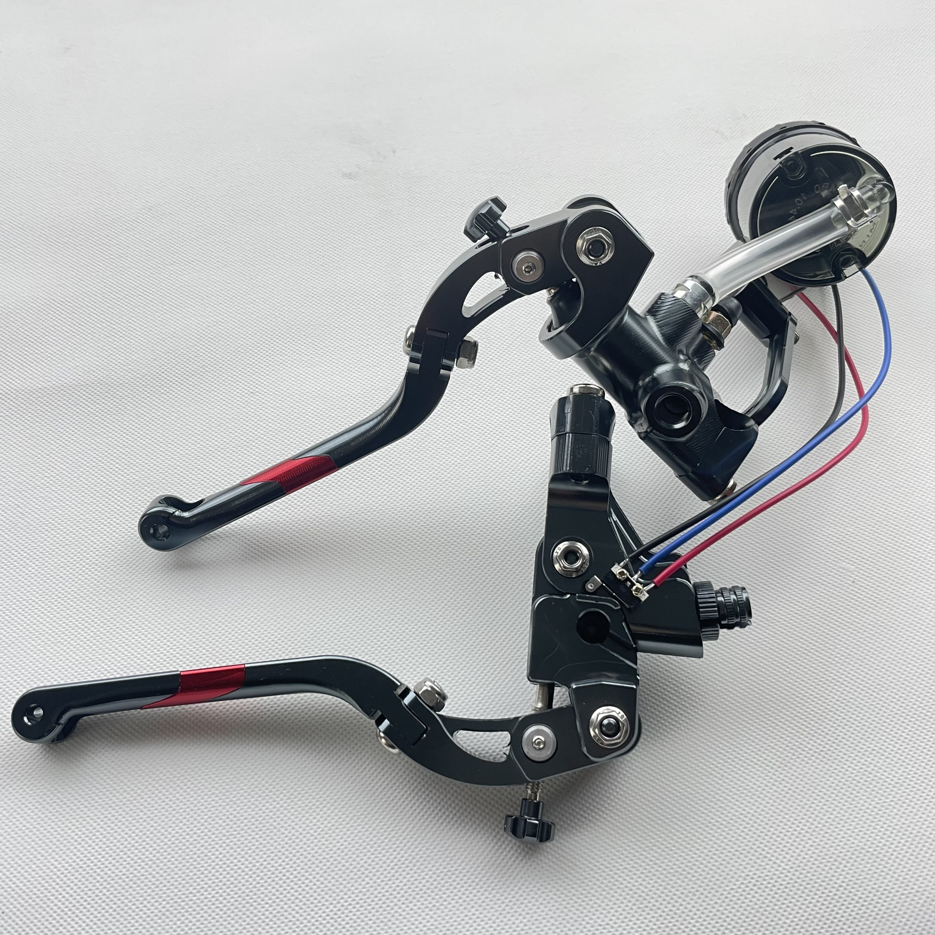 Мотоцикл гидравлический тормоз главный цилиндр насос правый рычаг CNC алюминий универсальный 22 мм анодированный Цвет 17,5 мм гоночный мотоцикл