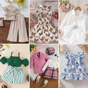 批发夏季婴儿服装品牌款式混合尺码随机发货低价库存 - Product Image 1