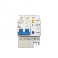 Disjoncteur différentiel (RCBO/RCCB/RCD) 2P 3P 4P 40A 6kA 400V sur rail DIN en plastique pour usage domestique