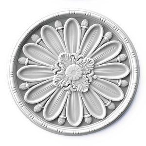 Médaillon de <span class=keywords><strong>plafond</strong></span> décoratif de style français Rosette en PU pour un design de <span class=keywords><strong>plafond</strong></span> élégant et l'installation de lustres Offres de commande en gros - Product Image 6