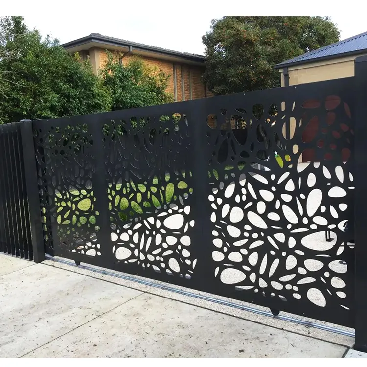 Modern Decorative Aluminum Panels Laser Cut Screen Indoor&Outdoor Room Dividers Aluminum Fence