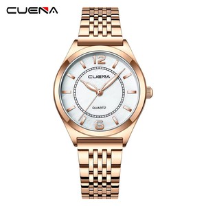 Relógio Feminino Cuena 6099 Nova Chegada com Pulseira de Aço Inoxidável, Função de Mãos Luminosas, Resistente à Água, Movimento de Quartzo Japonês - Product Image 4