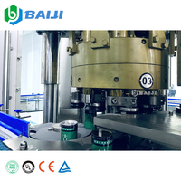 Ligne de production de machines de remplissage et de mise en conserve automatiques pour canettes en aluminium, boissons, café nitro, jus de fruits, certifiée CE