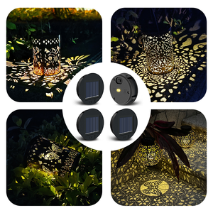 IP65 lavagna a pilastro solare impermeabile con lampada a LED da esterno in ferro e materiale per PC alimentatore a corrente continua a batteria - Product Image 3