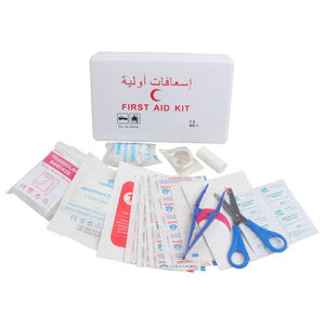 Suministros médicos de plástico de emergencia para 5 personas Caja de primeros auxilios Mini Supervivencia Caja de primeros auxilios para exteriores en el vehículo Oficina en el hogar - Product Image 4