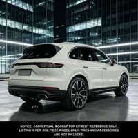 Sur mesure 12000T Forgé |   Norme DOT |   MOQ 4 S1-00058 18-24 Jantes multi-rayons noir brillant usiné pour Porsche Cayenne