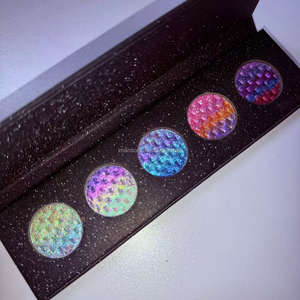 ظلال عيون فاخرة متعددة الألوان بتأثير قوس قزح، منتج رائج، علامة تجارية خاصة، لوحة مكياج فردية بتأثير براق ومتعدد الألوان - Product Image 6