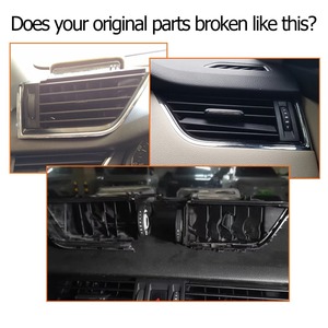 Accessoires de voiture en gros Tableau de bord Climatiseur AC Panneau de calandre pour <span class=keywords><strong>Skoda</strong></span> Octavia 2013-2021 5E0820951C 5E0819701 - Product Image 6