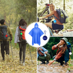Impermeable Ligero para Todas las Estaciones, Poncho Impermeable para Adultos, Uso Individual, Unisex, para Viajes, Tours, Motocicleta - Product Image 5