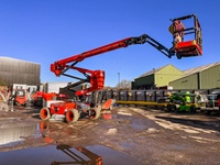 Nouvelle plateforme élévatrice articulée électrique BA22ERT 22,21 m, 230 kg, automotrice, nacelle élévatrice 4x4 tout-terrain