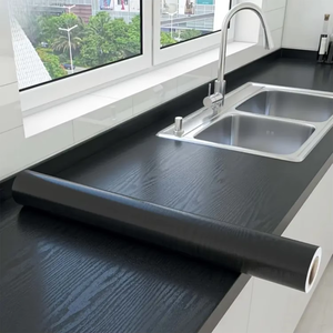 Pellicola Decorativa in <span class=keywords><strong>PVC</strong></span> Resistente alle Macchie, Autoadesiva <span class=keywords><strong>per</strong></span> Mobili e <span class=keywords><strong>Cucina</strong></span>, <span class=keywords><strong>per</strong></span> Finestre, Effetto Legno, Pellicola Protettiva Decorativa in Vinile - Product Image 5