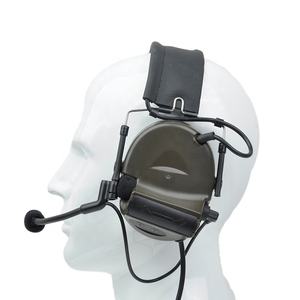 JMTech新しいスタイルの戦術的な有線ヘッドセットエアガンカモフラージュヘッドフォンマイクノイズキャンセリング航空トランシーバー - Product Image 3