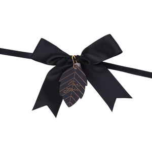Luxury Elegant Customized <strong>Small</strong> Stick on Printed <strong>Bows</strong> <strong>Ribbon</strong> Gift Packaging Pretied <strong>Bows</strong> for Chocolate Flower Box - Product Image 6
