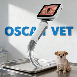 Équipement vétérinaire OSCAT, laryngoscope vidéo numérique pour animaux de compagnie, système d'endoscopie flexible, diagnostic vétérinaire pour chien, chat, clinique vétérinaire - Product Image 1