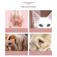 Tondeuse Électrique Anti-Pincement pour Poils d'Animaux avec LED, Tondeuse à Griffes pour Chat, Rechargeable sur Batterie, Vente en Gros
