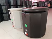 Unité de refroidissement pour bain froid 1/3 CV avec filtre de baignoire et ozonateur pour la récupération musculaire