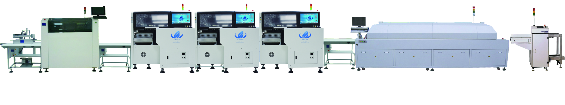 LED Bulb Pick And Place Machine AC380V 50Hz LED SMT Production Line 4KW