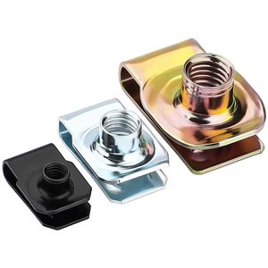 Clips en acier inoxydable électroplaqué de qualité industrielle, certifiés RoHS, pour applications de routage de lignes automobiles - Product Image 1