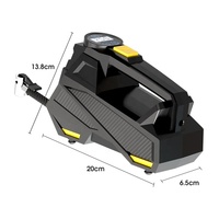 Pompe à air portable en plastique pour voiture avec moniteur de pression des pneus, écran LCD, lumière d'urgence, 150 Psi, 100 W