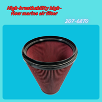 Nouveau filtre à air diesel haute efficacité 207-6870 2076870 pour moteur marin Caterpillar CAT 3508 3512 3516