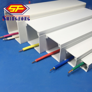 耐火性<span class=keywords><strong>10X10</strong></span> 20 X10 24X14 16X16 16X25 40x25電気ホワイトプラスチックPVCケーブルダクトとトランキング - Product Image 3