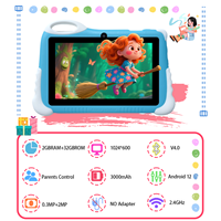 YPORANGECHENG Tablet Android 7 Inci untuk Anak-anak 2GB+32GB Quad Core MTK6735 Tablet Anak Logo OEM Kustom Mini PC