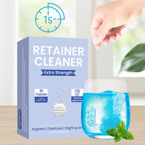 30 Tabletas Limpiadoras de Dentaduras Postizas, las Más Vendidas, 99.9% Antibacterianas, Sabor a Menta, para Dentaduras Postizas Completas y Parciales - Product Image 6