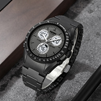 SKMEI 2109 jam tangan Digital pria, arloji olahraga tali TPU tangan bercahaya, tahan air 50M Alarm tanggal otomatis luar ruangan Reloj Deportivo