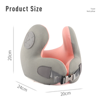 SAIEN Oreiller de voyage pour voiture en forme de U avec Bluetooth, musique, mousse à mémoire de forme, réduction du bruit, portable, antibactérien, haut-parleurs intégrés