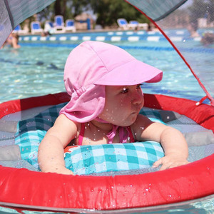 Cappelli da pescatore per bambini ad asciugatura rapida per bambini da 3 mesi a 5 anni protezione UV da spiaggia a tesa larga cappellini da sole essenziali per esterni - Product Image 5