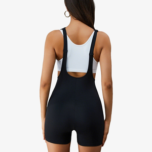 Nouveaux ensembles de sport moulants 2 pièces pour femmes, combishorts côtelés décontractés et élégants pour l'été, vêtements de gym personnalisés - Product Image 5