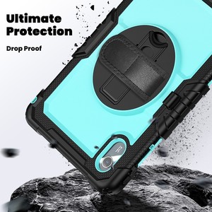 Funda Protectora Híbrida de Silicona y PC a Prueba de Golpes para Tablet con Soporte Giratorio y Ranura para Lápiz para Lenovo Idea <span class=keywords><strong>Tab</strong></span>/ K11 Gen 2/<span class=keywords><strong>Tab</strong></span> 10.1 - Product Image 3