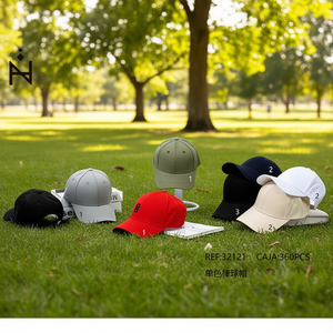 Cappellino da baseball in cotone tinta unita, unisex, regolabile, per sport all'aria aperta e abbigliamento casual - Product Image 3