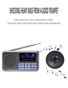 Máy Phát Thanh Usb <span class=keywords><strong>Tf</strong></span> Cầm Tay, Đài FM BT Cho Người Già, Máy Nghe Nhạc <span class=keywords><strong>MP3</strong></span> Cầm Tay, Hỗ Trợ Phát Nhạc Lossless - Product Image 3