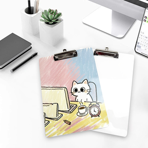 Fournitures scolaires en gros, panneau <span class=keywords><strong>de</strong></span> contreplaqué blanc pour sublimation, MDF, porte-documents <span class=keywords><strong>personnalisé</strong></span> - Product Image 2