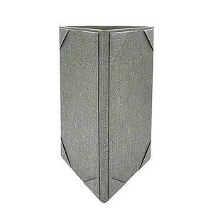 Support de menu rotatif triangulaire en gros, support de table pour menu à 3 vues, porte-carte de menu pour café, restaurant, bar, hôtel - Product Image 1