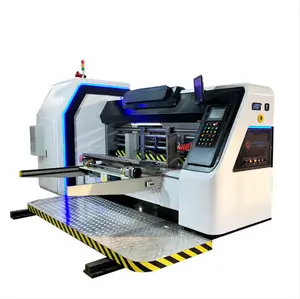 Automatic Carton Box Maker Printing Slotting Die-Cutting Machine Case Making Line