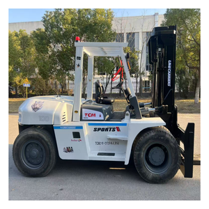 Carretilla elevadora TCM FD30 usada, motor diésel de 10 toneladas con motor a la venta en el mercado de Shanghái - Product Image 3