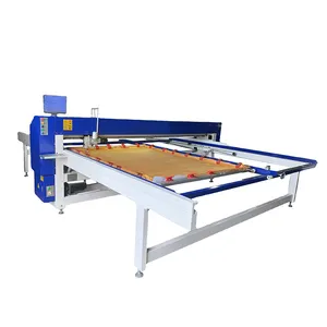 Colchão automático para fabricação de colchas têxteis com máquina de quilting de agulha única/máquina de quilting de computador