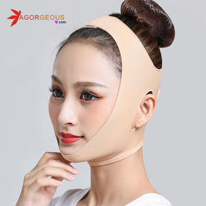 Bandeau de massage respirant pour le visage en V, masque de sommeil amincissant, ceinture de relaxation liftante - Product Image 3