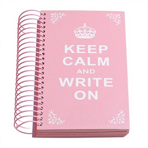 <b>Thick</b> Spiral Bound 100 Sheets Hardcover Cartoon Coil Notebook with Colorful Tearable Loose Leaf Pages for Students - Product Image 1