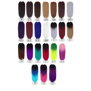 22-дюймовые афро-косички с пружинистыми локонами, двухслойные, из термостойкого волокна, машинная двойная сшивка, африканские косички «грязный хэви», цвет «Гавана» - Product Image 6