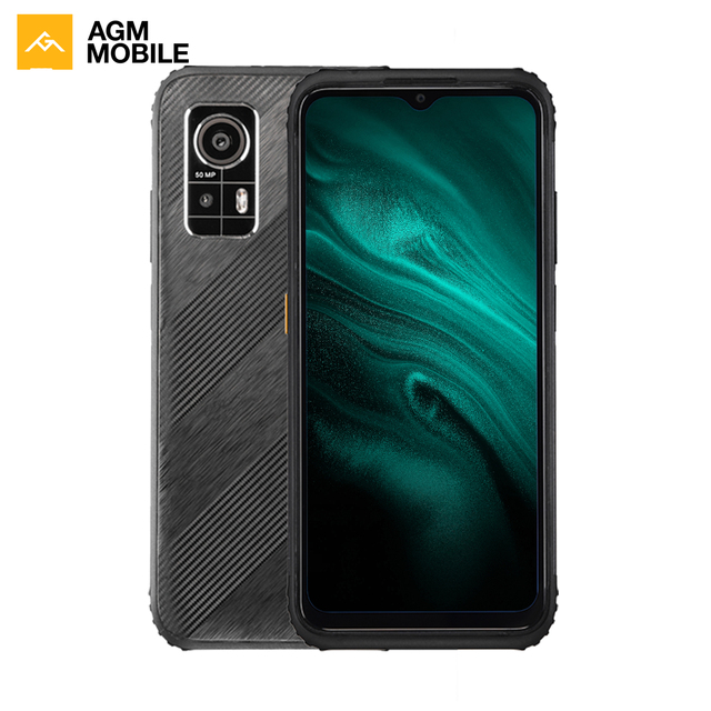 [RTS] AGM H6 8GB+256GB Android 13 Waterproof Fingerprint IP68 LTE GSM Rugged Smartphone Three-color Light