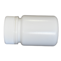 Bouteille en plastique HDPE de 50ML pour emballage pharmaceutique de pilule de comprimé de capsule de médecine solide orale avec la fabrication de bouchon à vis