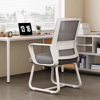 Nouvelle Chaise de Bureau Ergonomique en Maille Premium 2026, Blanc Crème, avec Logo LED Rétroéclairé Personnalisé pour Comptoir, Gravure sur Cadre en Acier