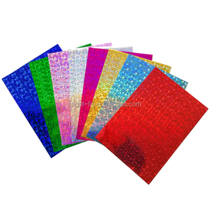 Nhà máy trực tiếp thủ công tùy chỉnh màu sắc ba chiều long lanh giấy cardstock giấy & bìa trong màu sắc rực rỡ - Product Image 4