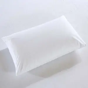 % 100% pamuk kısa döngü terry yastık kılıfı fermuarlı su geçirmez yastık örtüsü oturma odası için