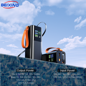 شاحن محمول خارجي للتخييم بسعة عالية 100 واط من سبائك الألومنيوم، بنك طاقة OP015 بسعة 20000 مللي أمبير في الساعة مع شحن سريع مدمج - Product Image 4